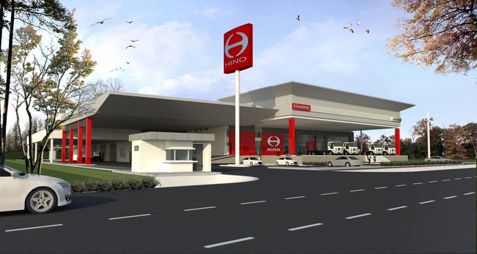 โครงการก่อสร้าง งาน HINO ชัยรัชการ ฉะเชิงเทรา